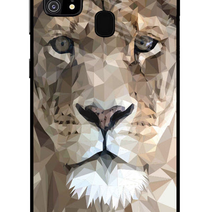Lion Art Samsung M31/F41 Glass Case Back Cover by Casekaro