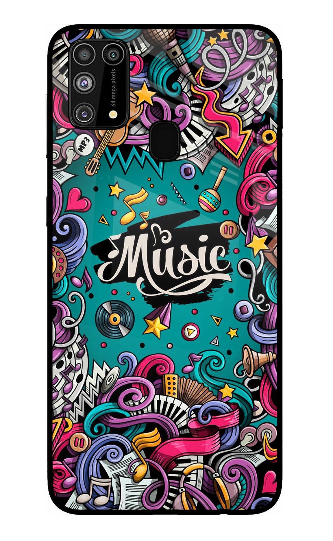 Music Graffiti Samsung M31/F41 Back Cover