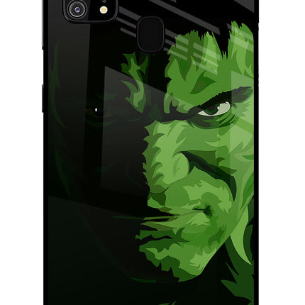 HULK Samsung M31/F41 Glass Case Back Cover by Casekaro