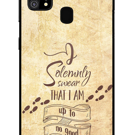 I Solemnly swear that i up to no good Samsung M31/F41 Glass Case Back Cover by Casekaro