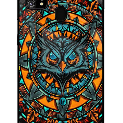 Angry Owl Art Samsung M31/F41 Glass Case Back Cover by Casekaro