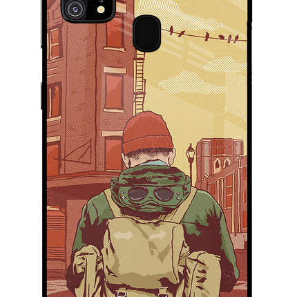 Adventurous Samsung M31/F41 Glass Case Back Cover by Casekaro