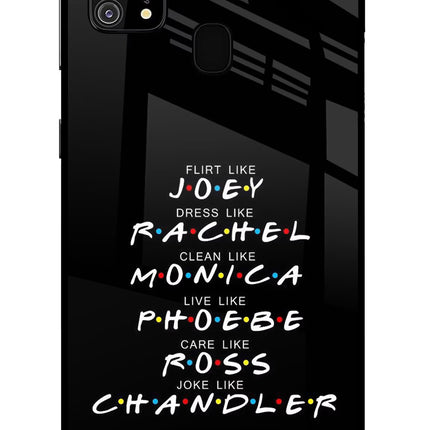 FRIENDS Character Samsung M31/F41 Glass Case Back Cover by Casekaro