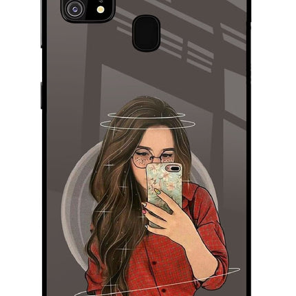 Selfie Queen Samsung M31/F41 Glass Case Back Cover by Casekaro