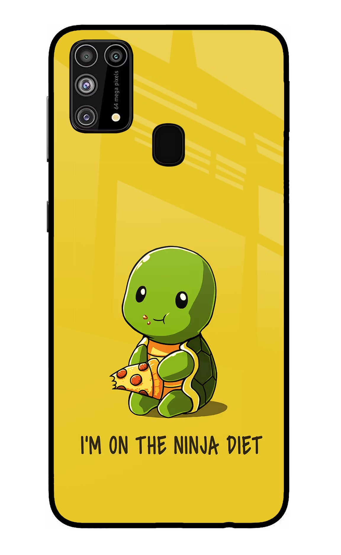 I'm on Ninja Diet Samsung M31/F41 Glass Case Back Cover by Casekaro