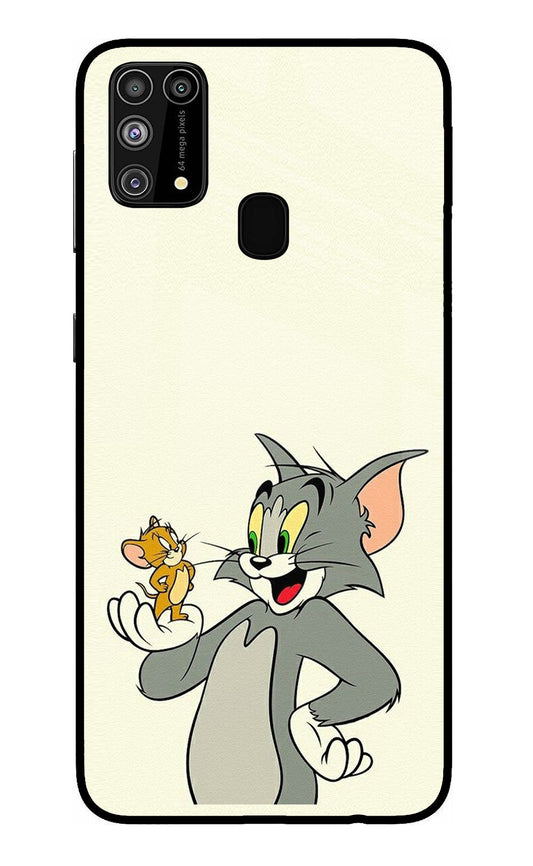 Tom & Jerry Samsung M31/F41 Glass Case