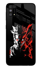 Naruto Two Face Samsung M31/F41 Glass Case Back Cover by Casekaro