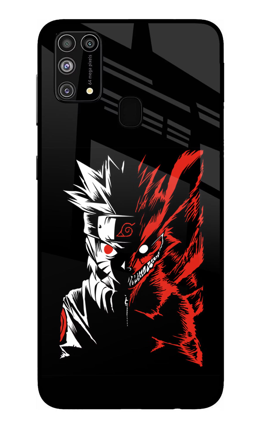 Naruto Two Face Samsung M31/F41 Back Cover, Glass case