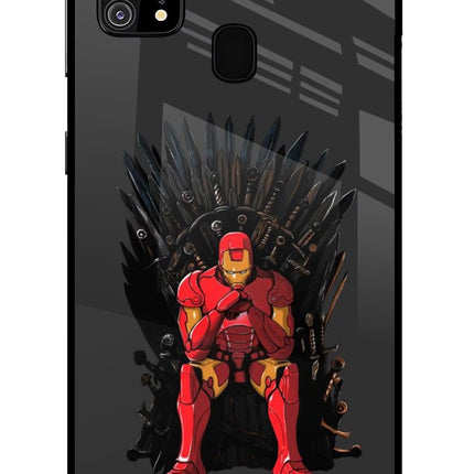 Ironman Throne Samsung M31/F41 Glass Case Back Cover by Casekaro