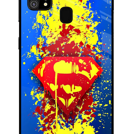 Superman logo Samsung M31/F41 Glass Case