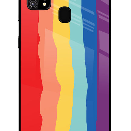 Rainbow Samsung M31/F41 Glass Case Back Cover by Casekaro