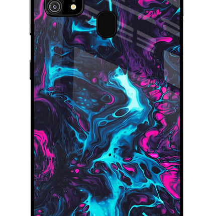 Abstract Samsung M31/F41 Glass Case Back Cover by Casekaro