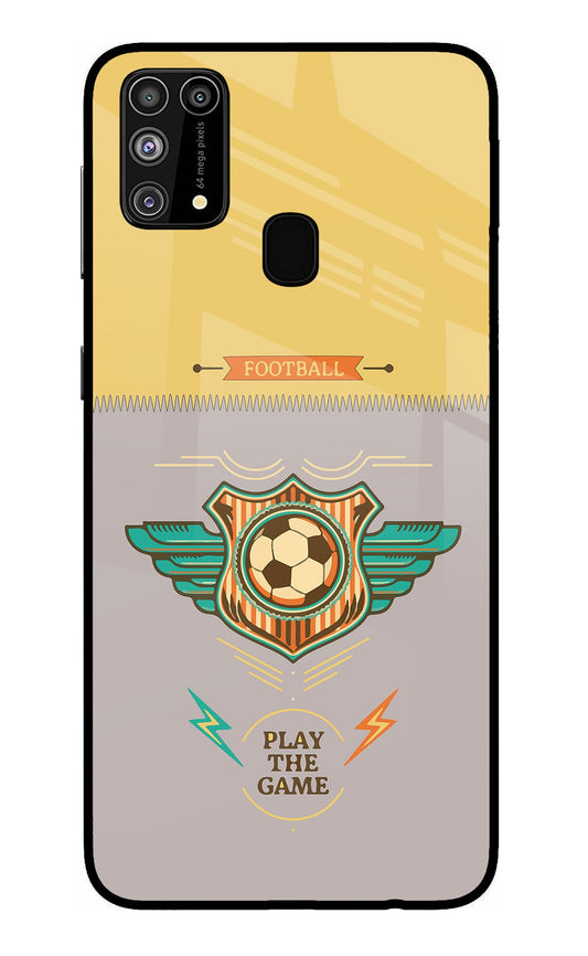 Football Samsung M31/F41 Glass Case