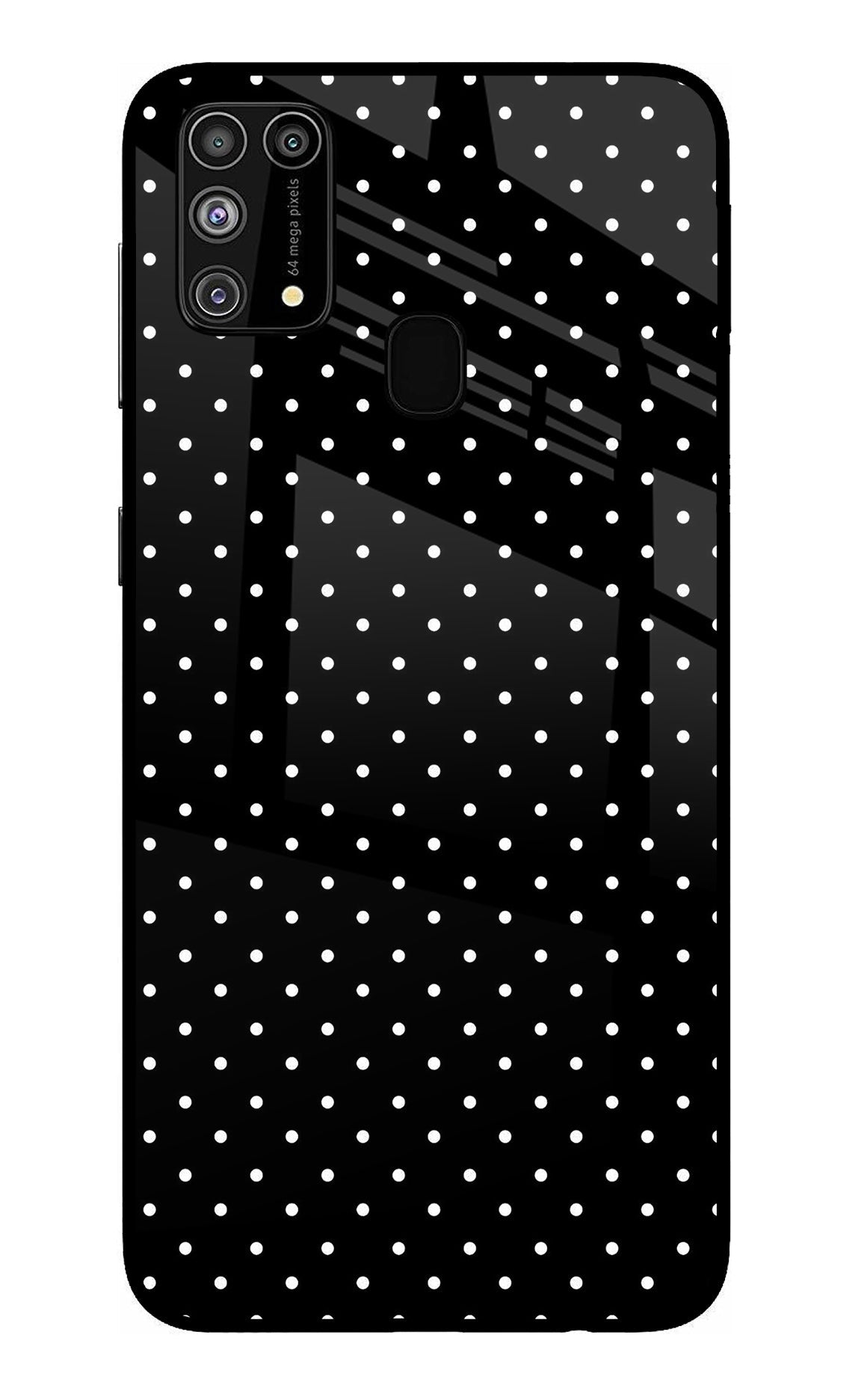 White Dots Samsung M31/F41 Back Cover