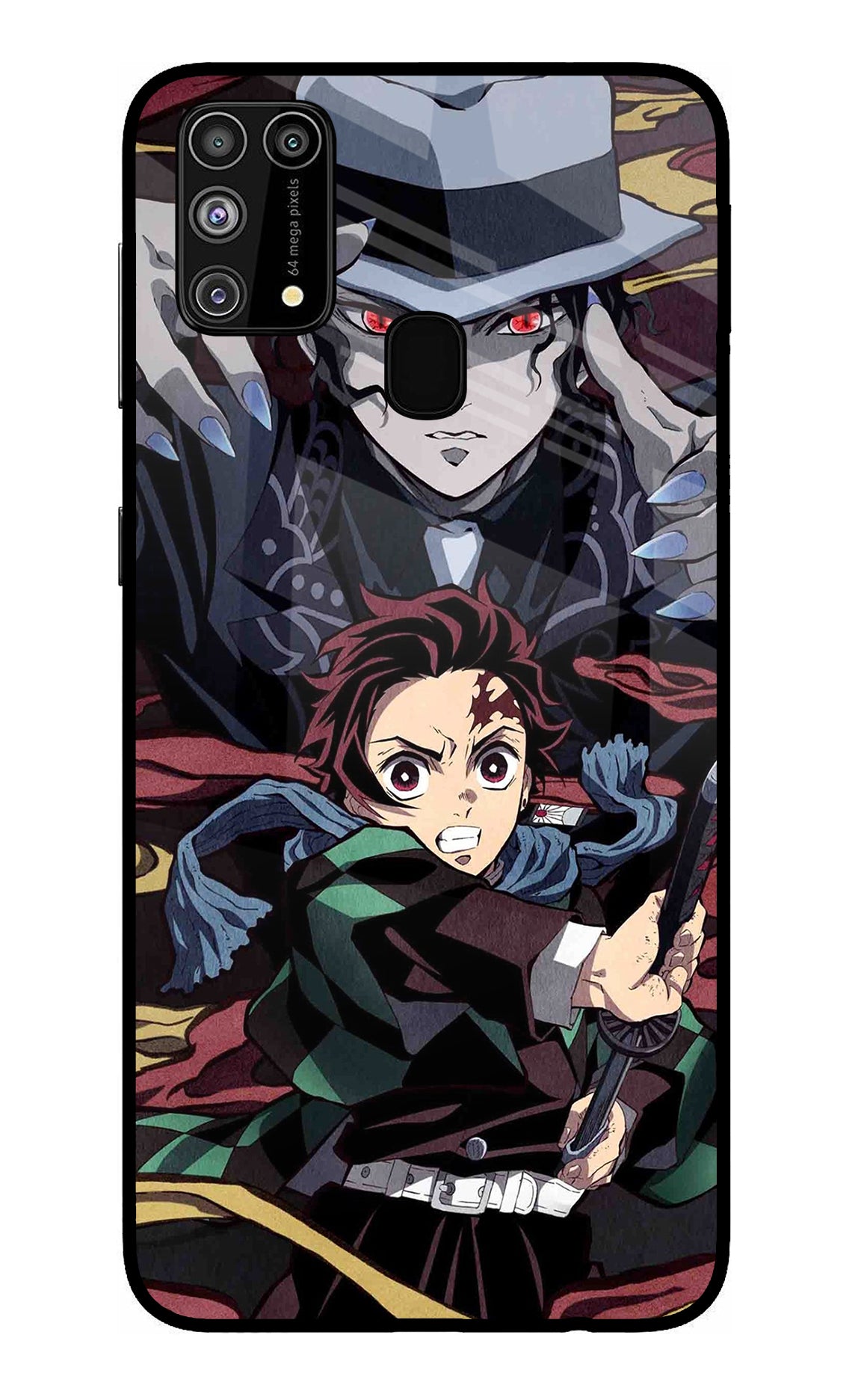 Demon Slayer Samsung M31/F41 Glass Case