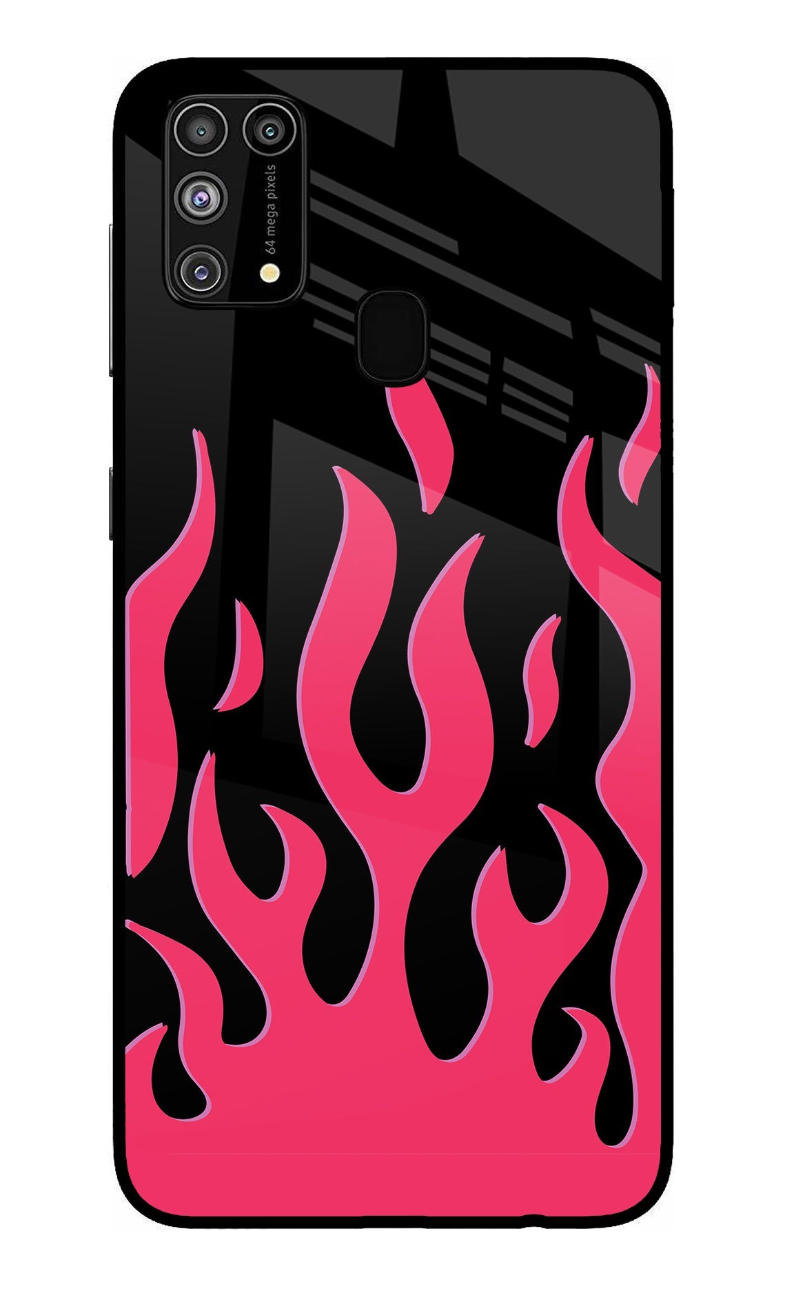 Fire Flames Samsung M31/F41 Back Cover