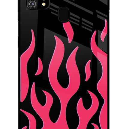Fire Flames Samsung M31/F41 Glass Case