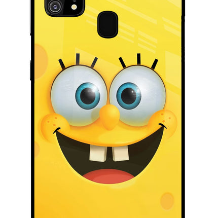 Sponge 1 Samsung M31/F41 Glass Case Back Cover by Casekaro