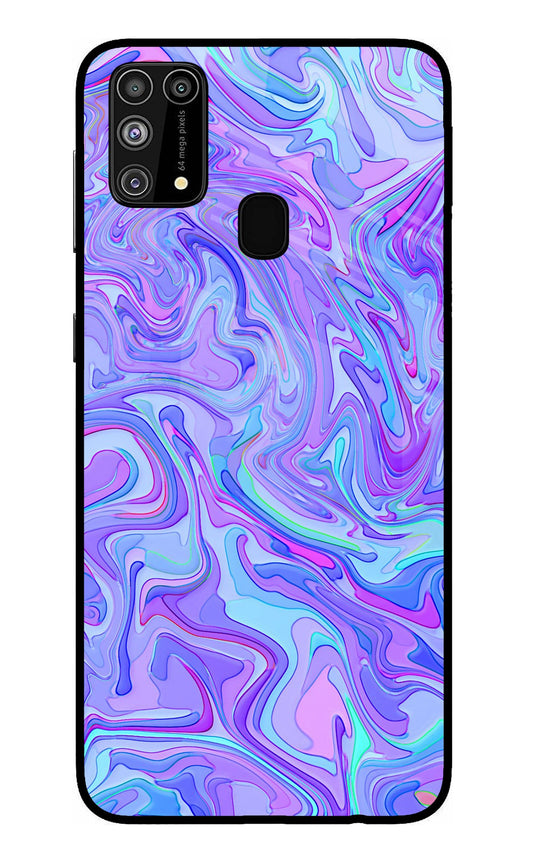 Glitter Samsung M31/F41 Glass Case