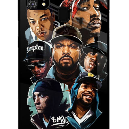Rappers Samsung M31/F41 Glass Case Back Cover by Casekaro