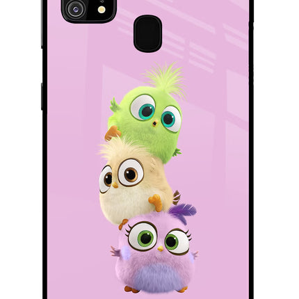 Cute Little Birds Samsung M31/F41 Glass Case Back Cover by Casekaro