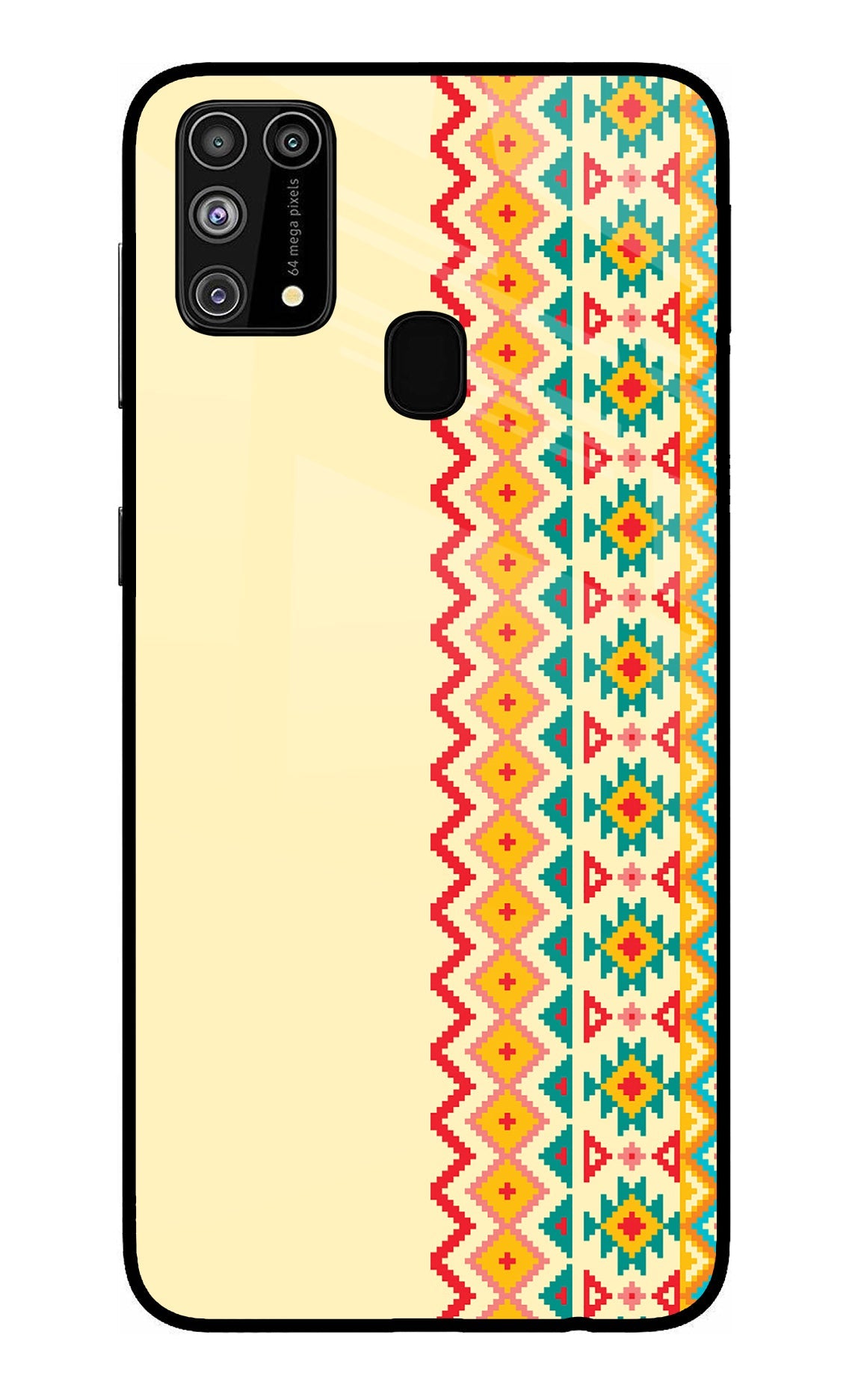 Ethnic Seamless Samsung M31/F41 Glass Case