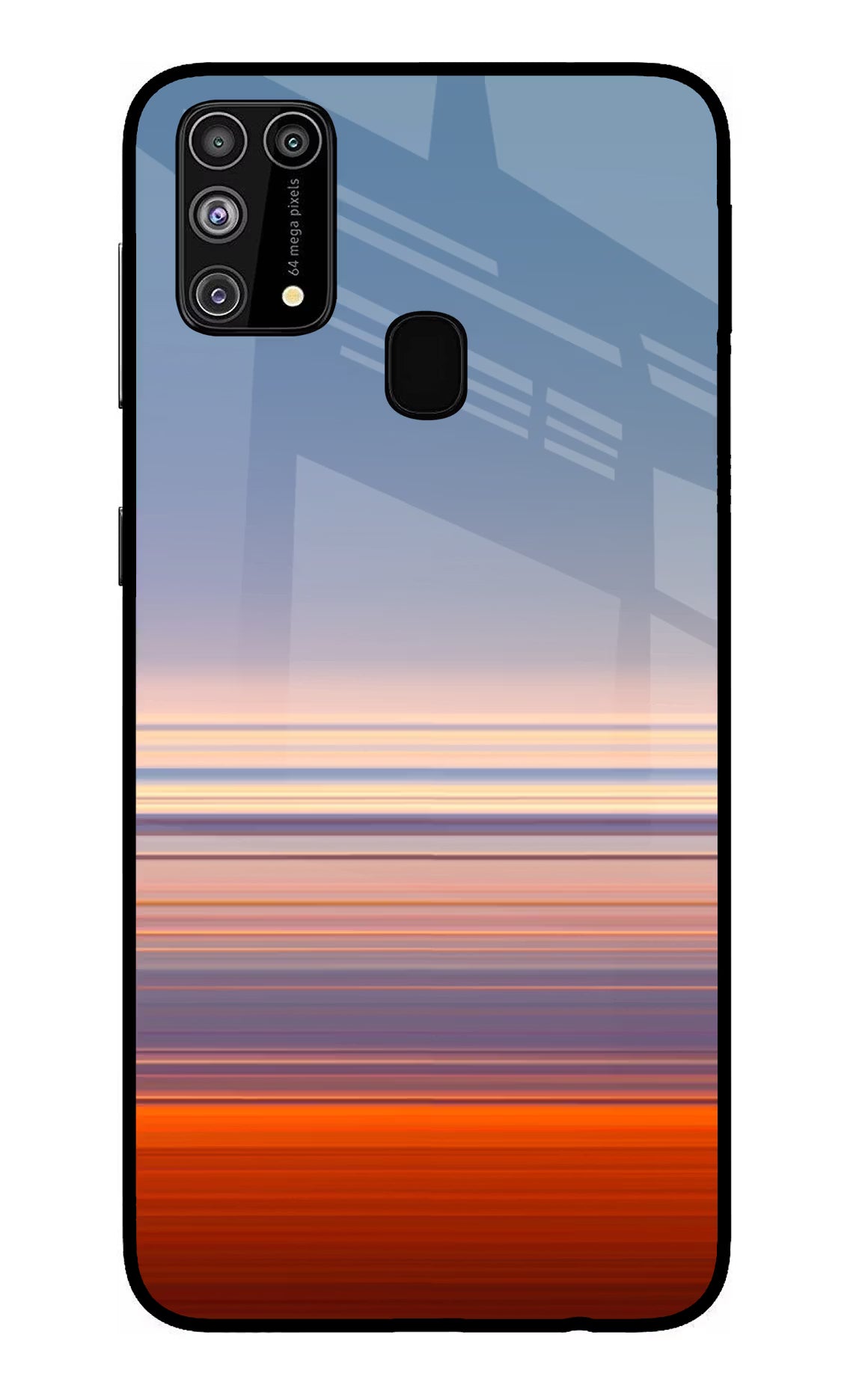Morning Colors Samsung M31/F41 Glass Case Back Cover by Casekaro