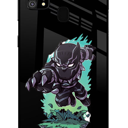 Black Panther Samsung M31/F41 Glass Case Back Cover by Casekaro