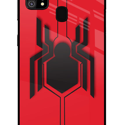 Spider Samsung M31/F41 Glass Case Back Cover by Casekaro