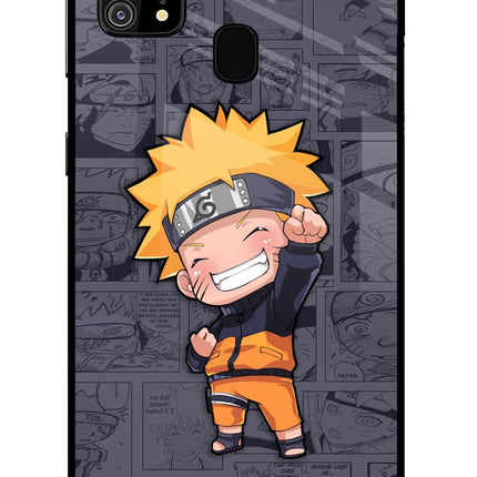 Chota Naruto Samsung M31/F41 Glass Case Back Cover by Casekaro