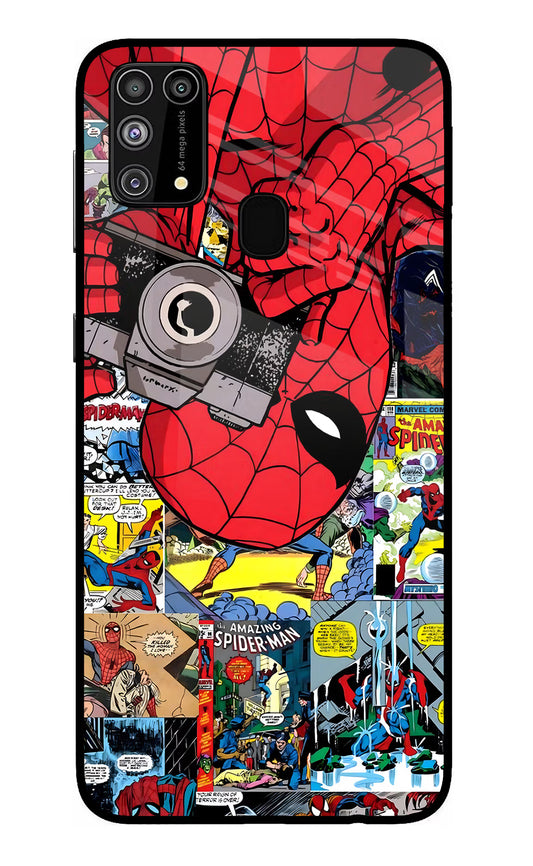 Spider Man Samsung M31/F41 Glass Case