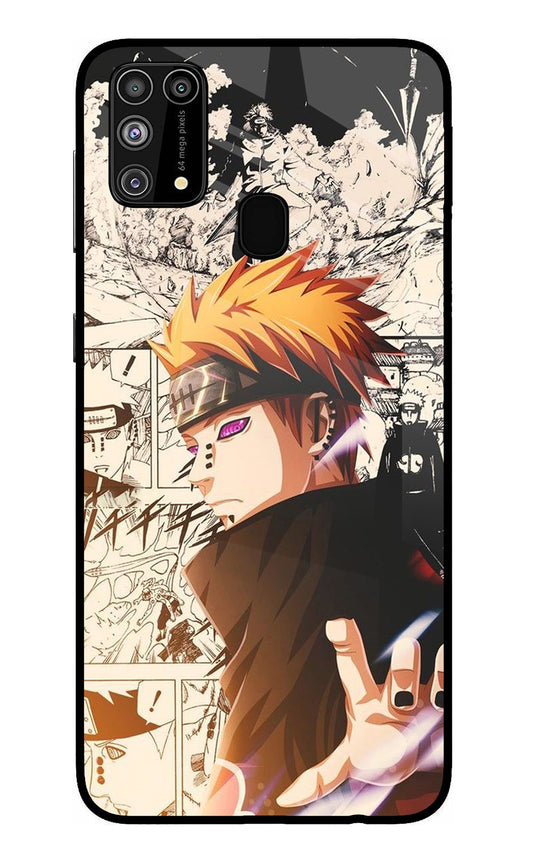 Pain Anime Samsung M31/F41 Glass Case