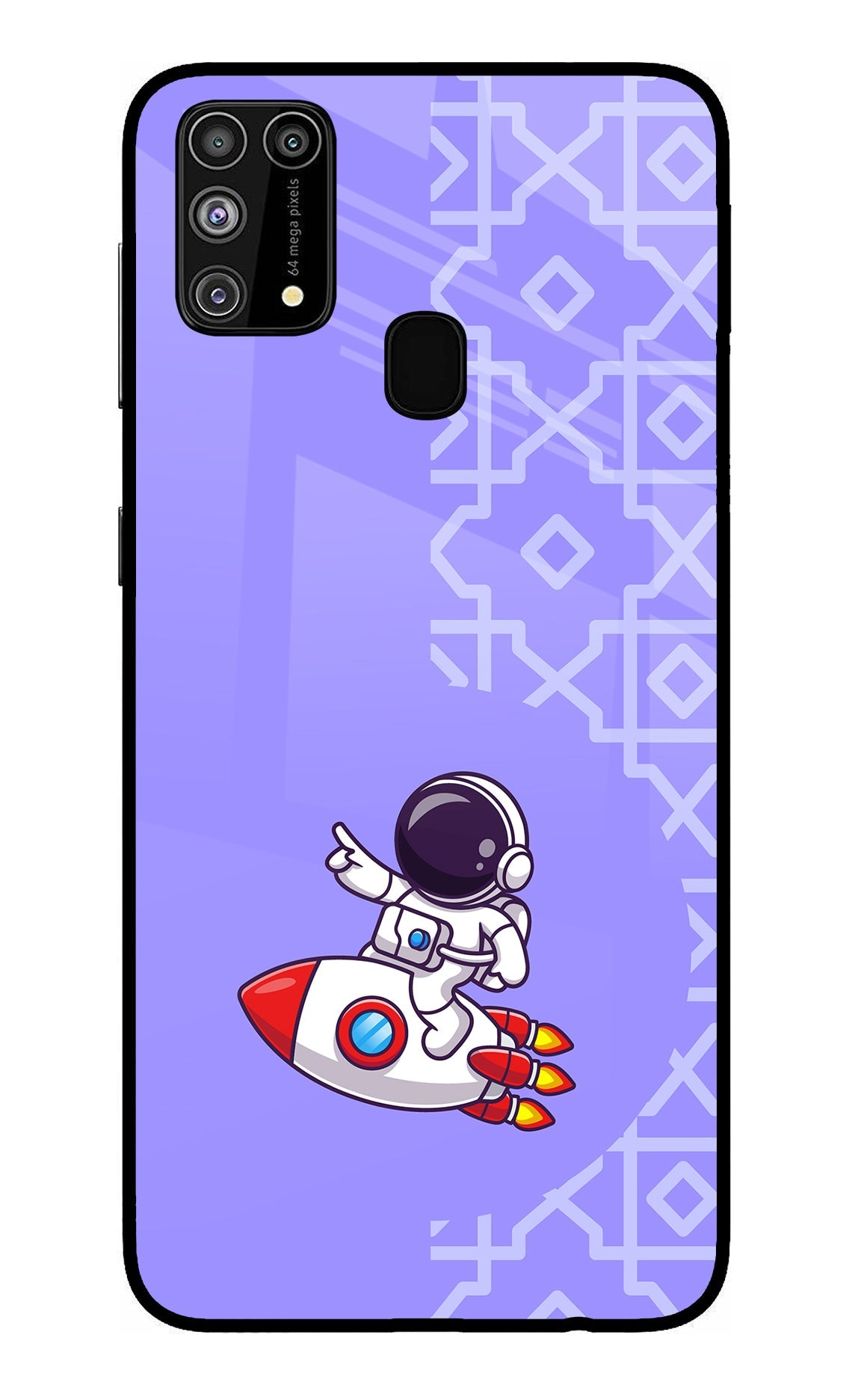 Cute Astronaut Samsung M31/F41 Back Cover