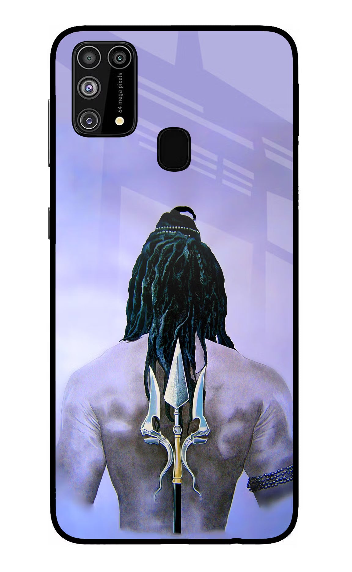 Shiva Samsung M31/F41 Glass Case Back Cover by Casekaro