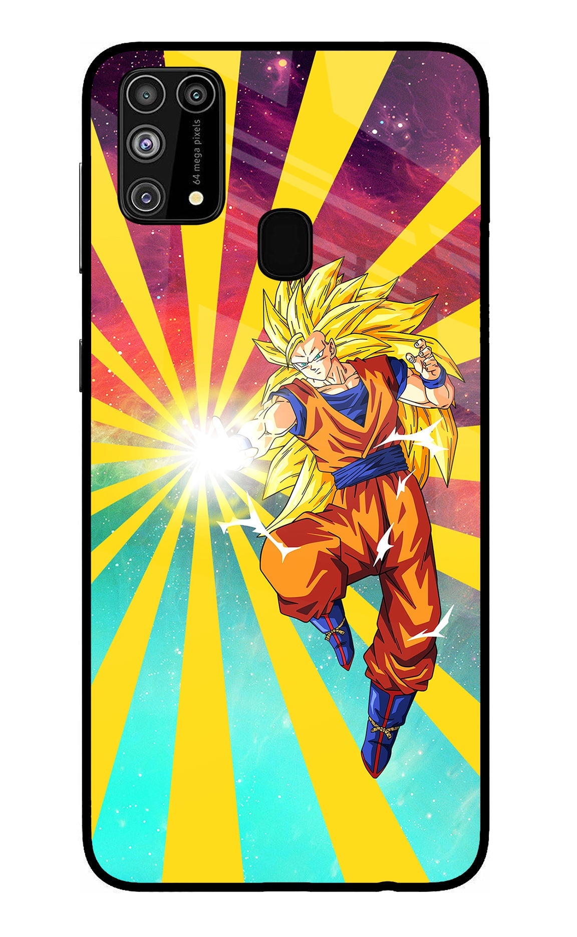 Goku Super Saiyan Samsung M31/F41 Glass Case