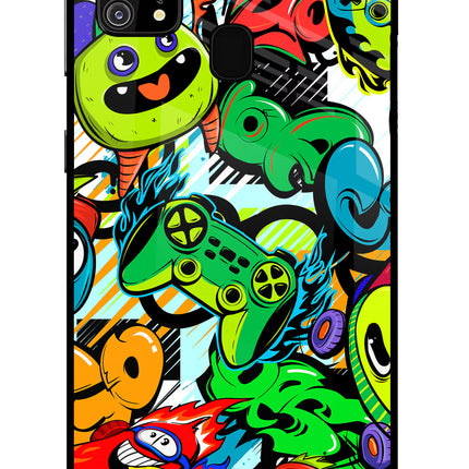 Game Doodle Samsung M31/F41 Glass Case
