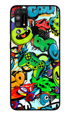 Game Doodle Samsung M31/F41 Glass Case