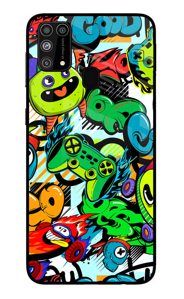 Game Doodle Samsung M31/F41 Glass Case