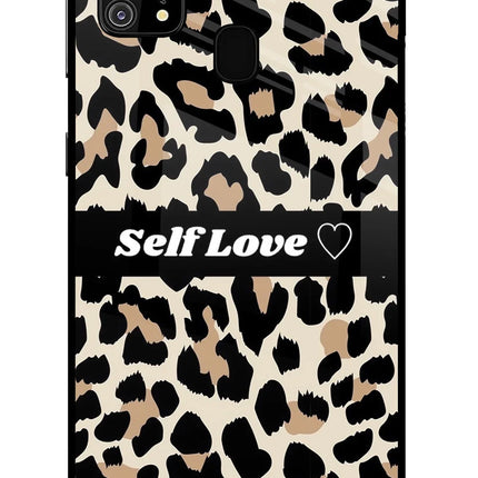Leopard Print Self Love Samsung M31/F41 Glass Case