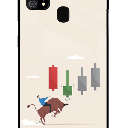 Bull Trading Momentum Samsung M31/F41 Glass Case Back Cover by Casekaro