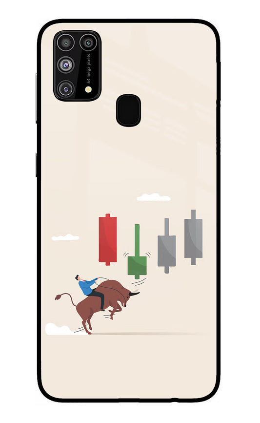 Bull Trading Momentum Samsung M31/F41 Glass Case