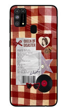 Queen of Disaster Samsung M31/F41 Glass Case