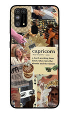Capricorn Zodiac Samsung M31/F41 Glass Case