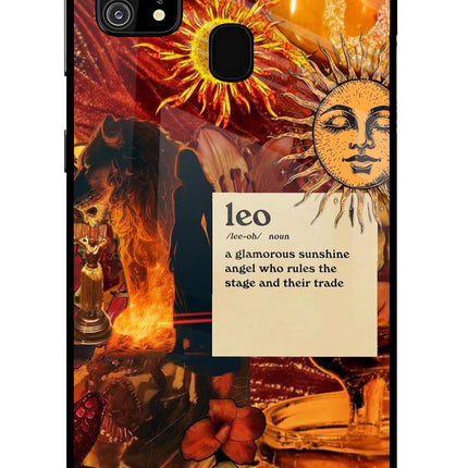 Leo Zodiac Samsung M31/F41 Glass Case Back Cover by Casekaro