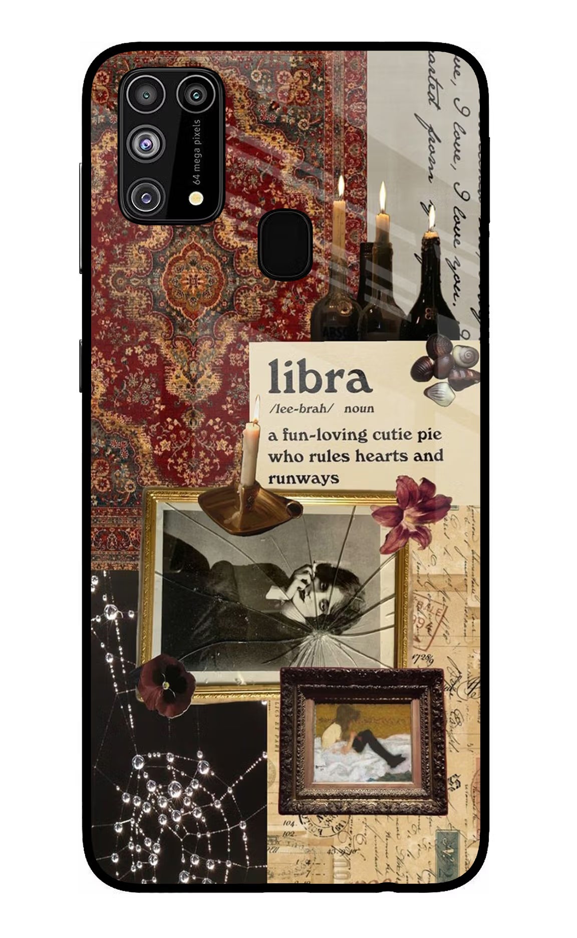 Libra Zodiac Samsung M31/F41 Glass Case