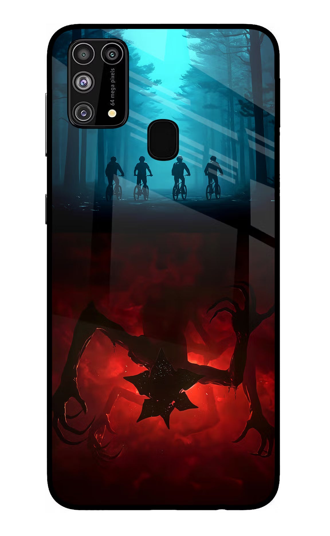 Ordinary Things Downside Up Samsung M31/F41 Glass Case Back Cover by Casekaro