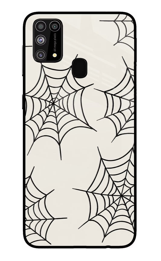 Spider Web Samsung M31/F41 Glass Case
