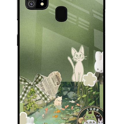 Aesthetic anime Samsung M31/F41 Glass Case