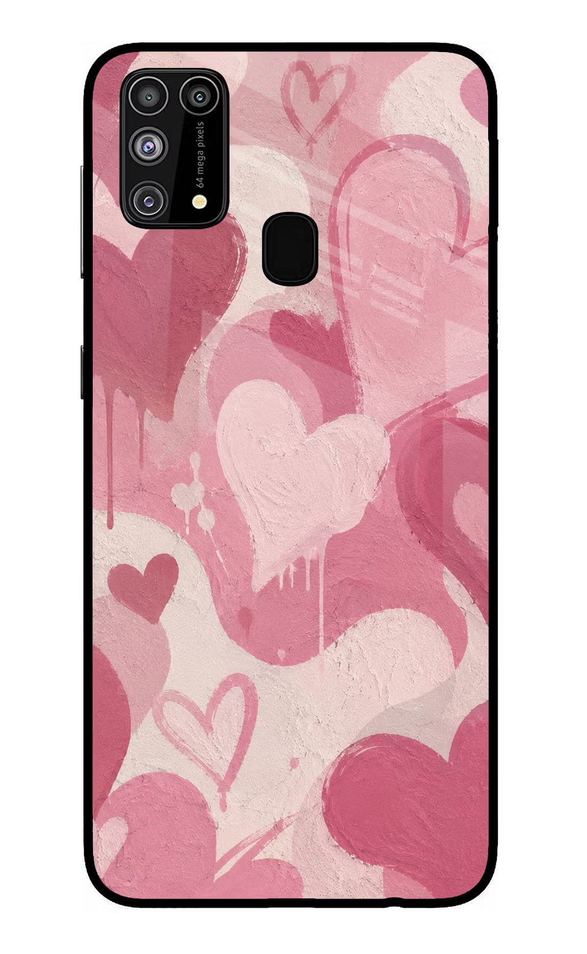 Hearty case Samsung M31/F41 Glass Case