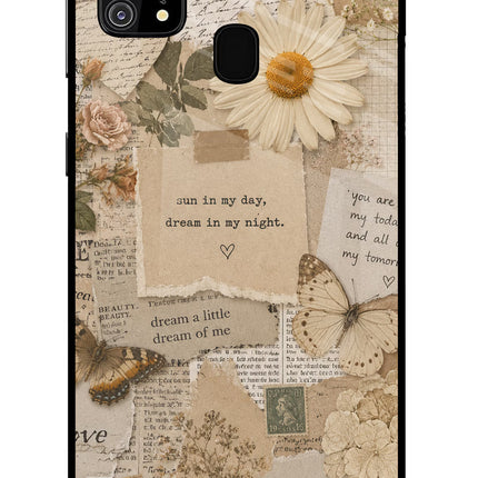 Vintage case Samsung M31/F41 Glass Case Back Cover by Casekaro